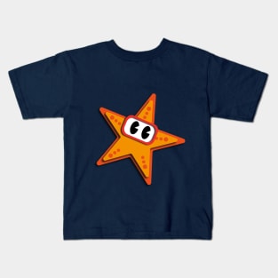 Toon starfish with papercut effect Kids T-Shirt